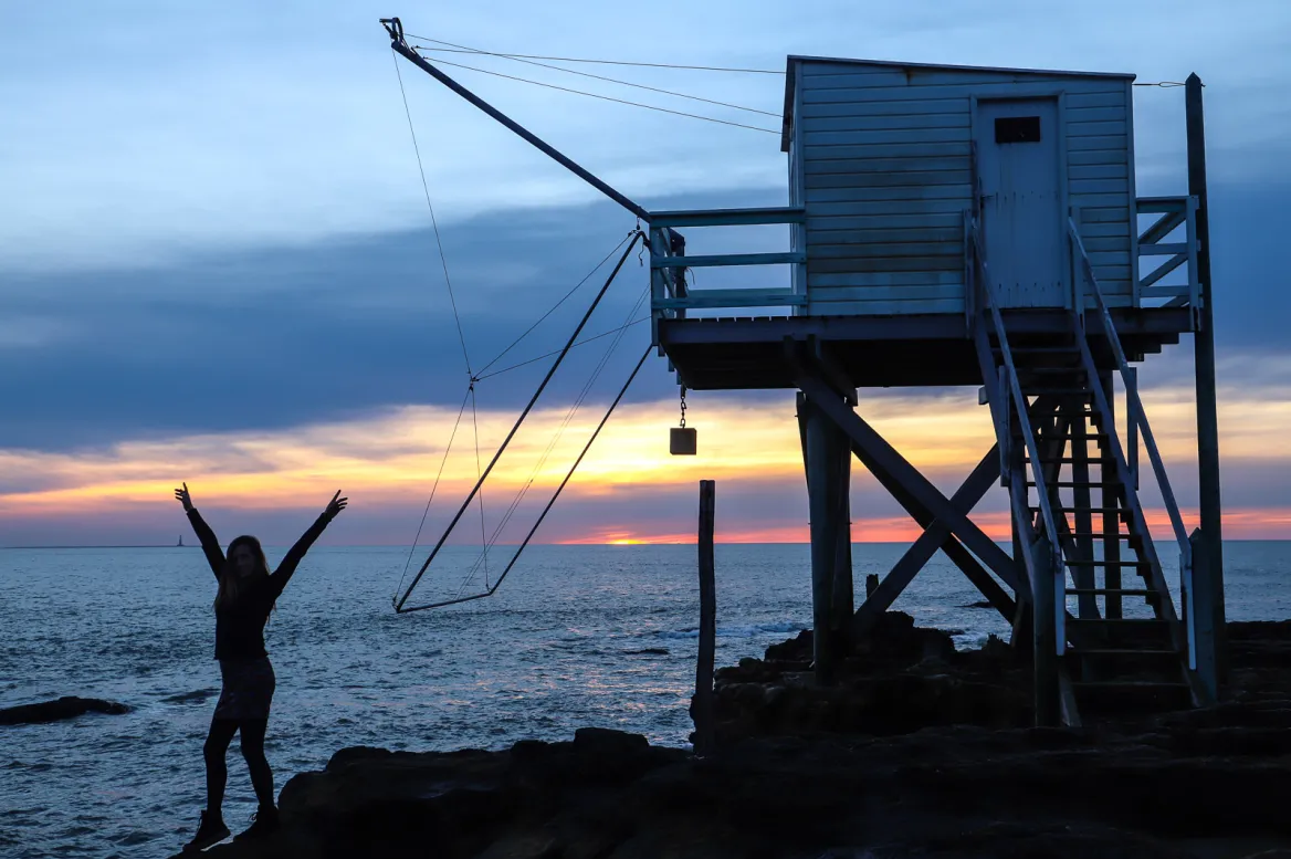 The fishing huts of Saint-Palais-sur-Mer - Charente Maritime