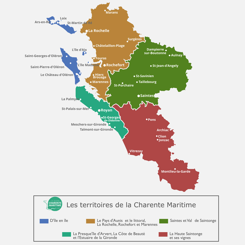 The territories of Charente Maritime