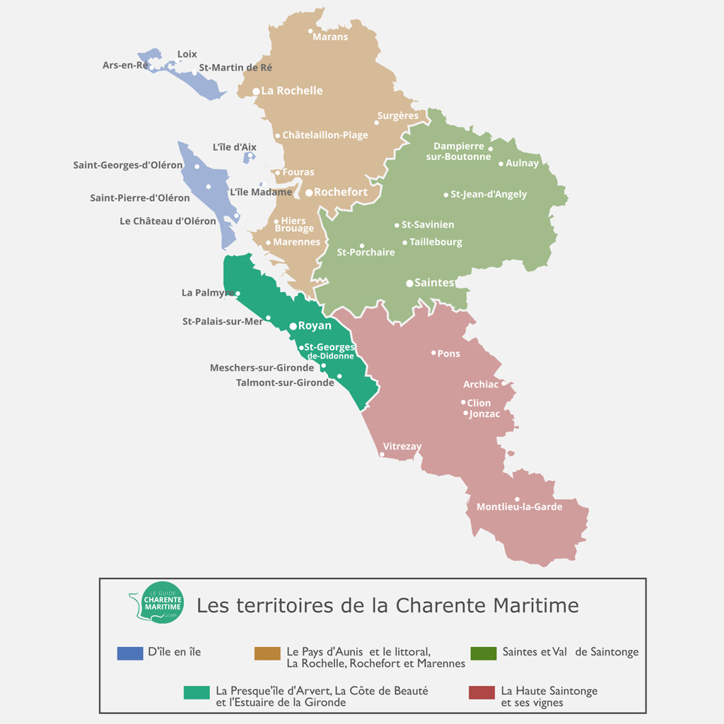 Charente Maritime Map